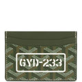 green limited flat wallet