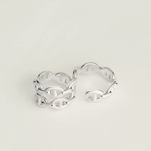 CHAINE D'ANCRE ENCHAINEE DOUBLE RING