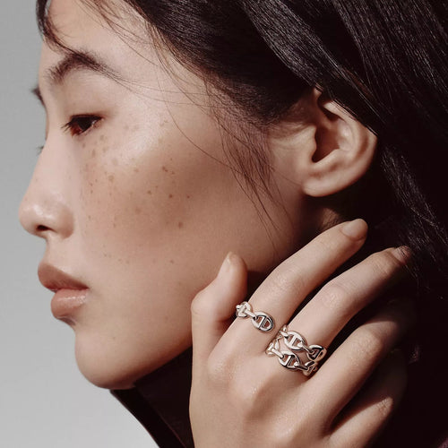 CHAINE D'ANCRE ENCHAINEE DOUBLE RING