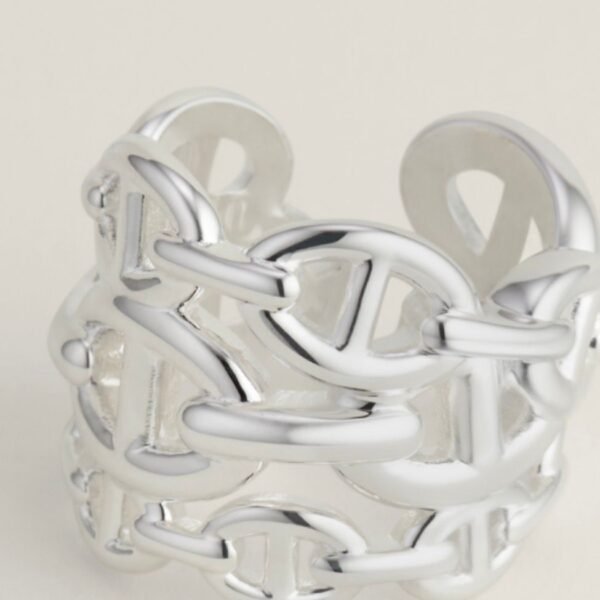 CHAINE D'ANCRE ENCHAINEE RING, LARGE MODEL